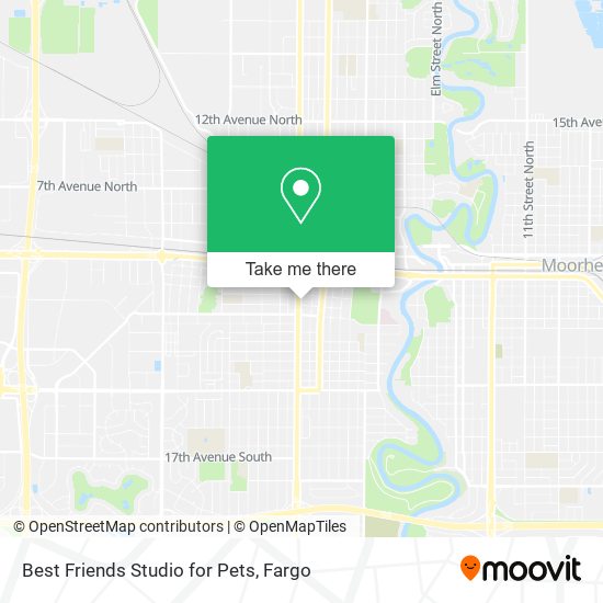 Best Friends Studio for Pets map