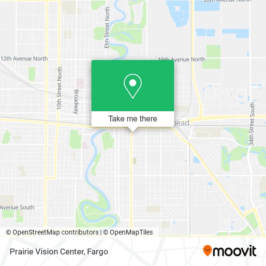 Prairie Vision Center map