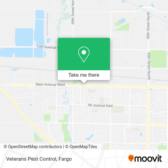 Veterans Pest Control map