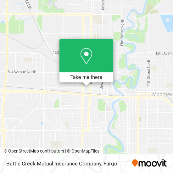 Mapa de Battle Creek Mutual Insurance Company