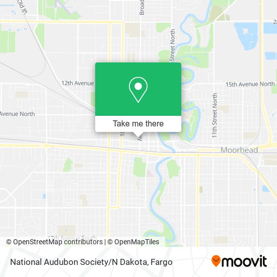 Mapa de National Audubon Society / N Dakota