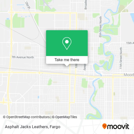 Asphalt Jacks Leathers map