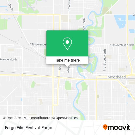 Fargo Film Festival map