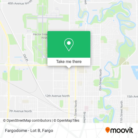 Fargodome - Lot B map