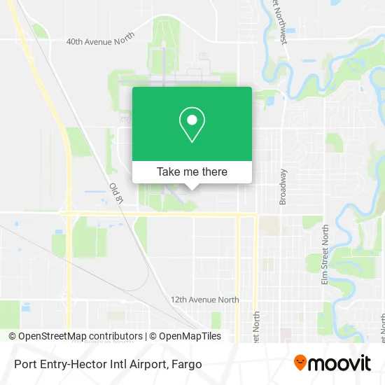 Mapa de Port Entry-Hector Intl Airport