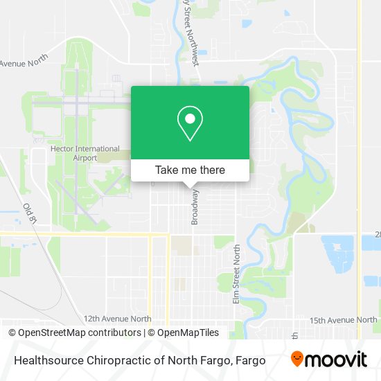 Mapa de Healthsource Chiropractic of North Fargo