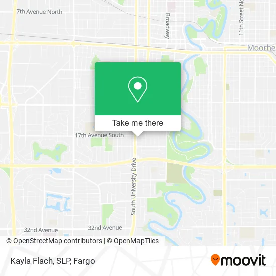 Kayla Flach, SLP map