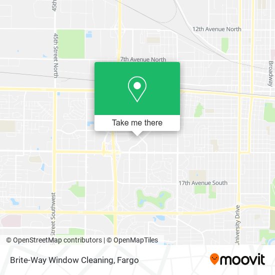 Brite-Way Window Cleaning map