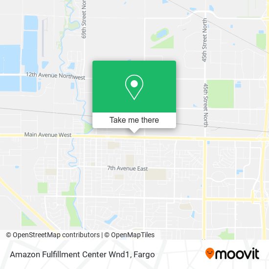 Amazon Fulfillment Center Wnd1 map