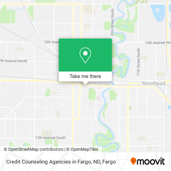 Mapa de Credit Counseling Agencies in Fargo, ND