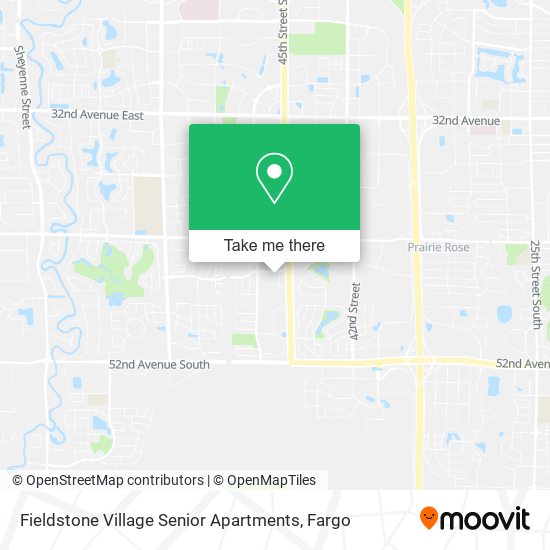 Fieldstone Village Senior Apartments map