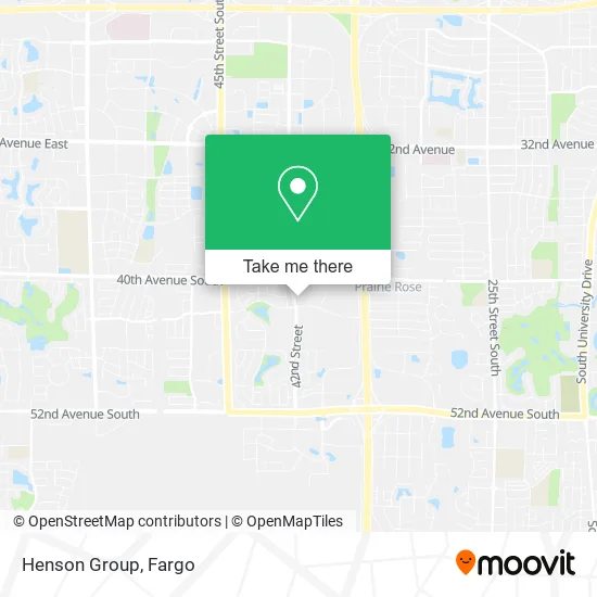 Mapa de Henson Group