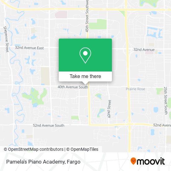 Pamela's Piano Academy map