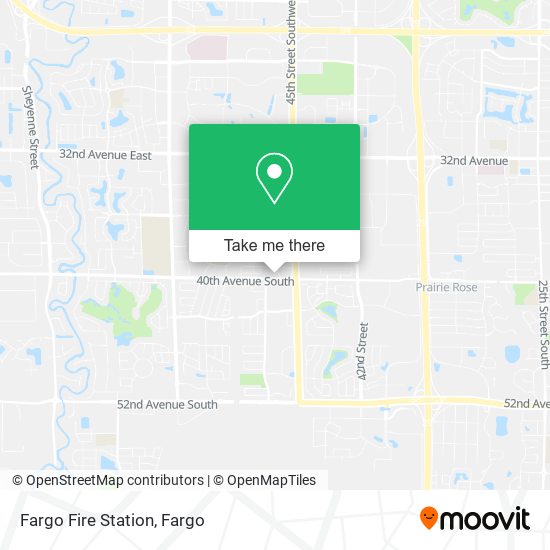 Mapa de Fargo Fire Station