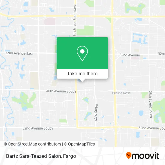 Mapa de Bartz Sara-Teazed Salon