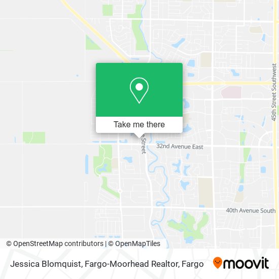 Jessica Blomquist, Fargo-Moorhead Realtor map