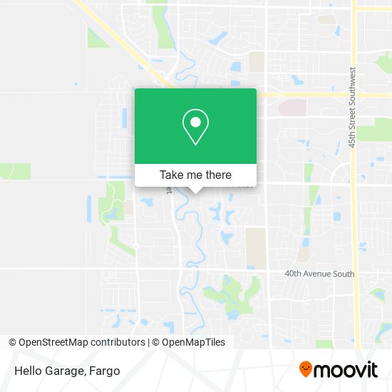 Mapa de Hello Garage