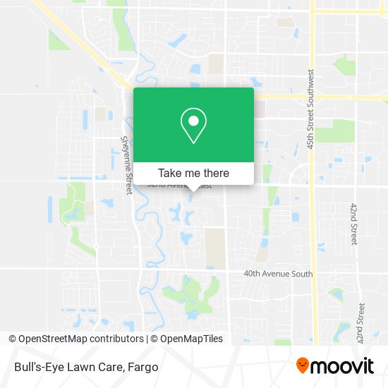 Mapa de Bull's-Eye Lawn Care