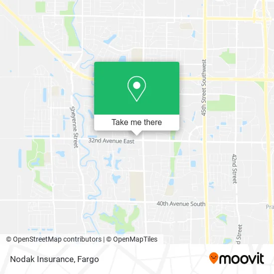 Nodak Insurance map