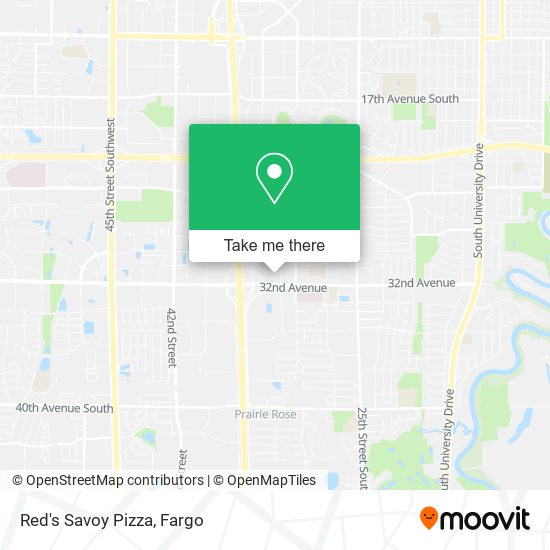 Mapa de Red's Savoy Pizza