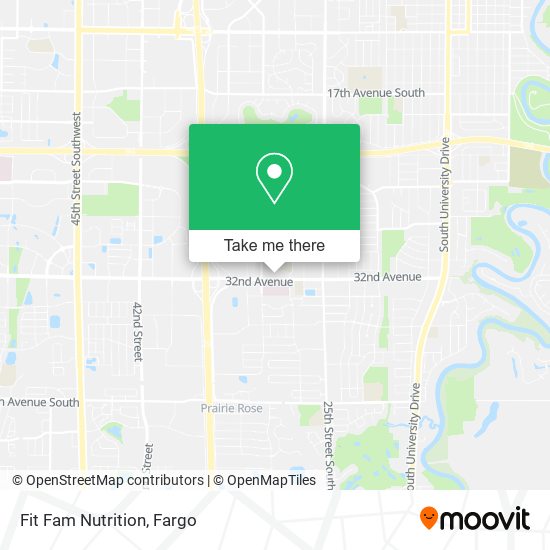 Fit Fam Nutrition map