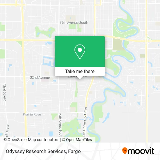 Mapa de Odyssey Research Services