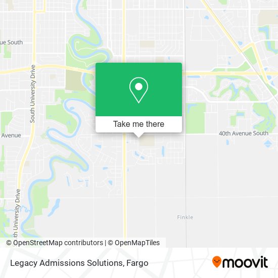 Legacy Admissions Solutions map