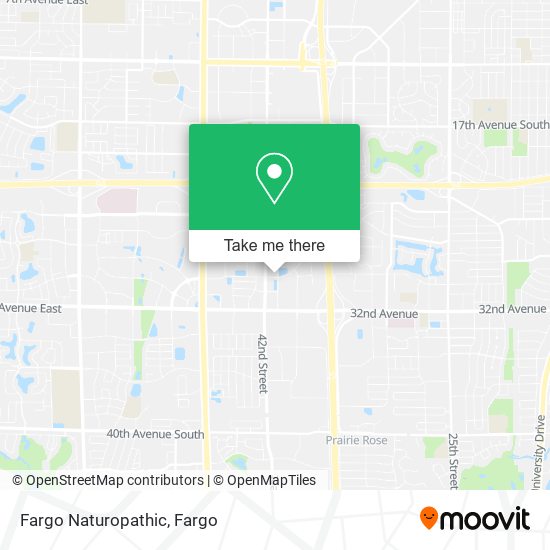 Fargo Naturopathic map