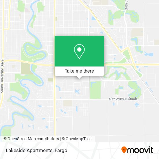 Lakeside Apartments map