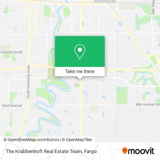 The Krabbenhoft Real Estate Team map