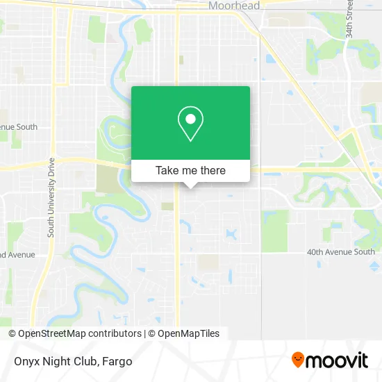 Onyx Night Club map