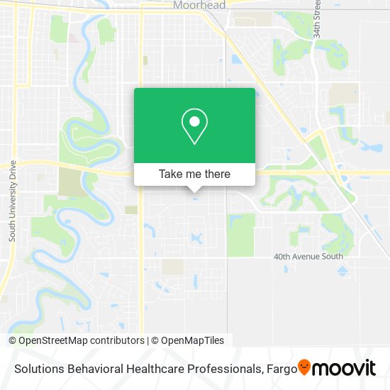 Solutions Behavioral Healthcare Professionals map