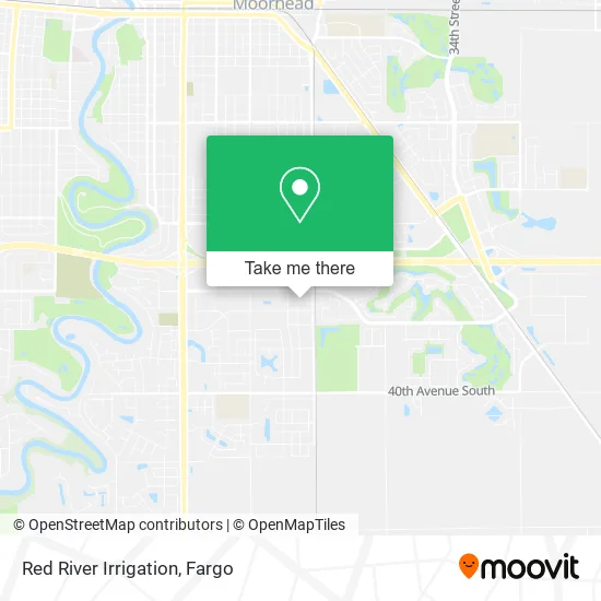 Red River Irrigation map