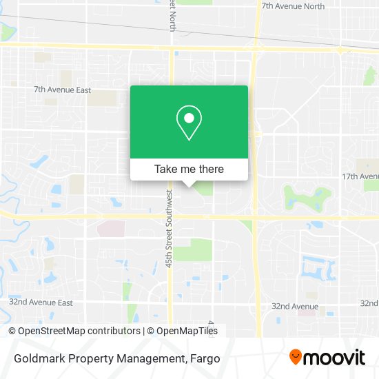 Goldmark Property Management map