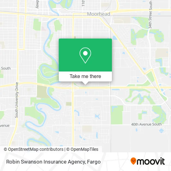Robin Swanson Insurance Agency map