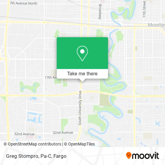 Greg Stompro, Pa-C map