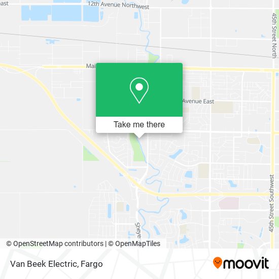 Van Beek Electric map