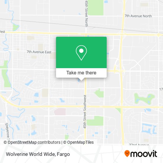 Wolverine World Wide map