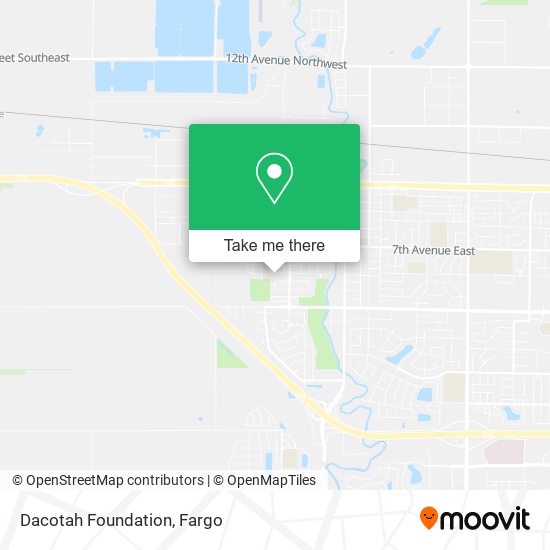 Dacotah Foundation map