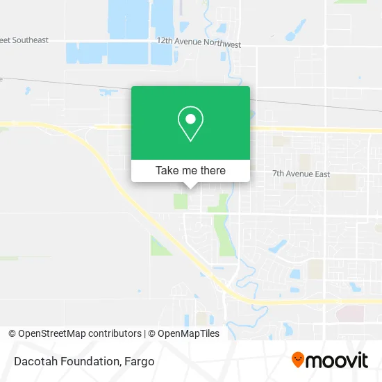 Dacotah Foundation map