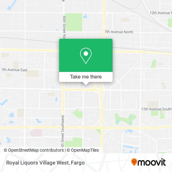 Royal Liquors Village West map