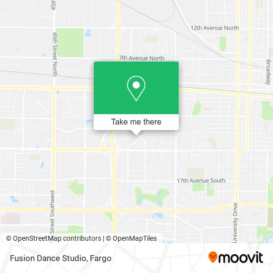 Fusion Dance Studio map