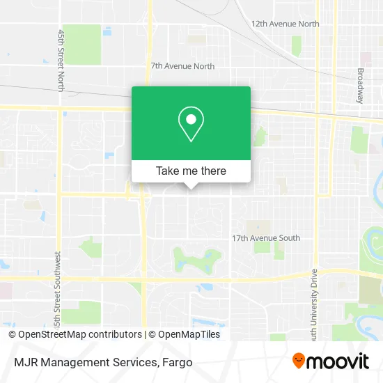 MJR Management Services map