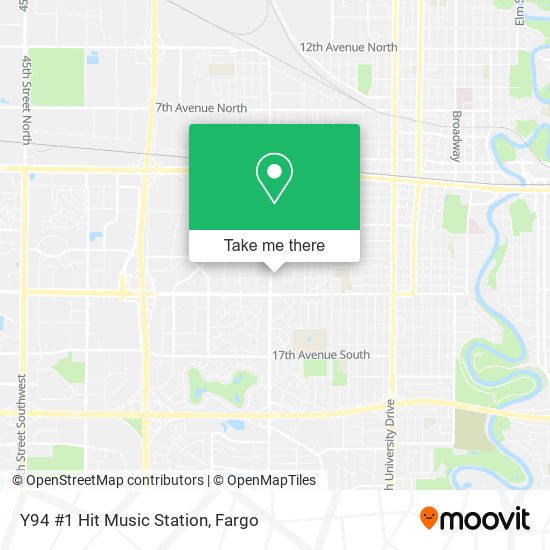 Y94 #1 Hit Music Station map