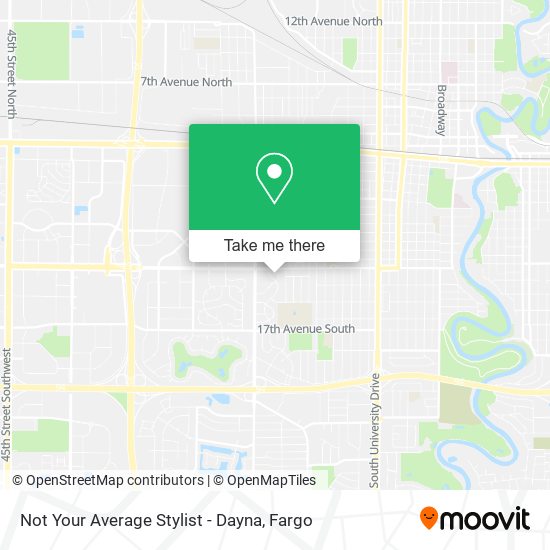 Mapa de Not Your Average Stylist - Dayna