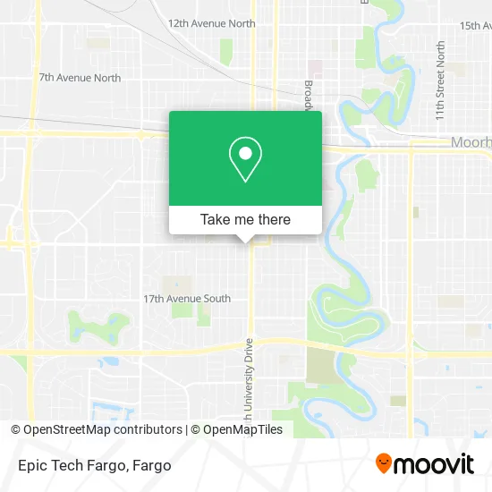 Epic Tech Fargo map