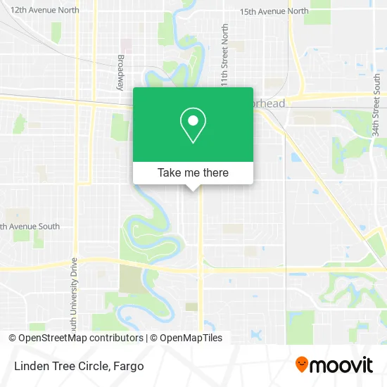 Linden Tree Circle map