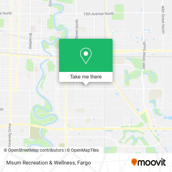 Msum Recreation & Wellness map