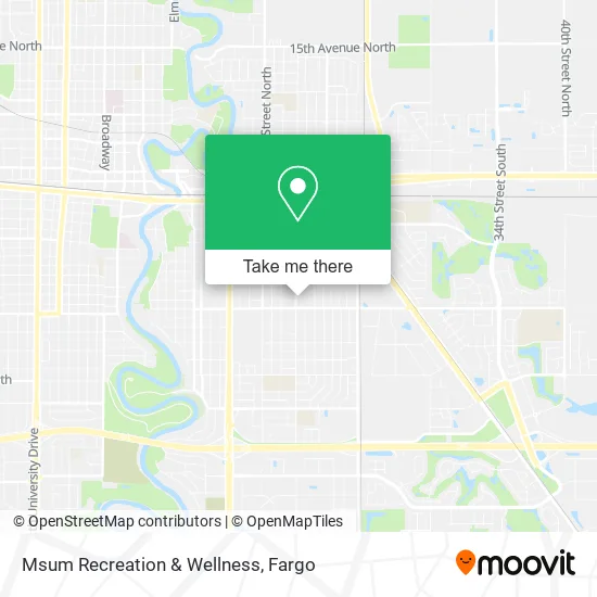 Msum Recreation & Wellness map