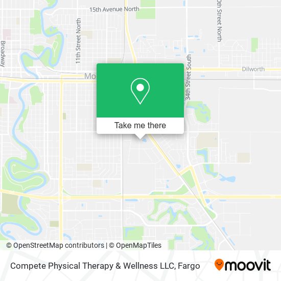 Mapa de Compete Physical Therapy & Wellness LLC